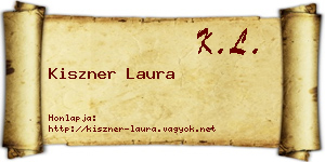 Kiszner Laura névjegykártya